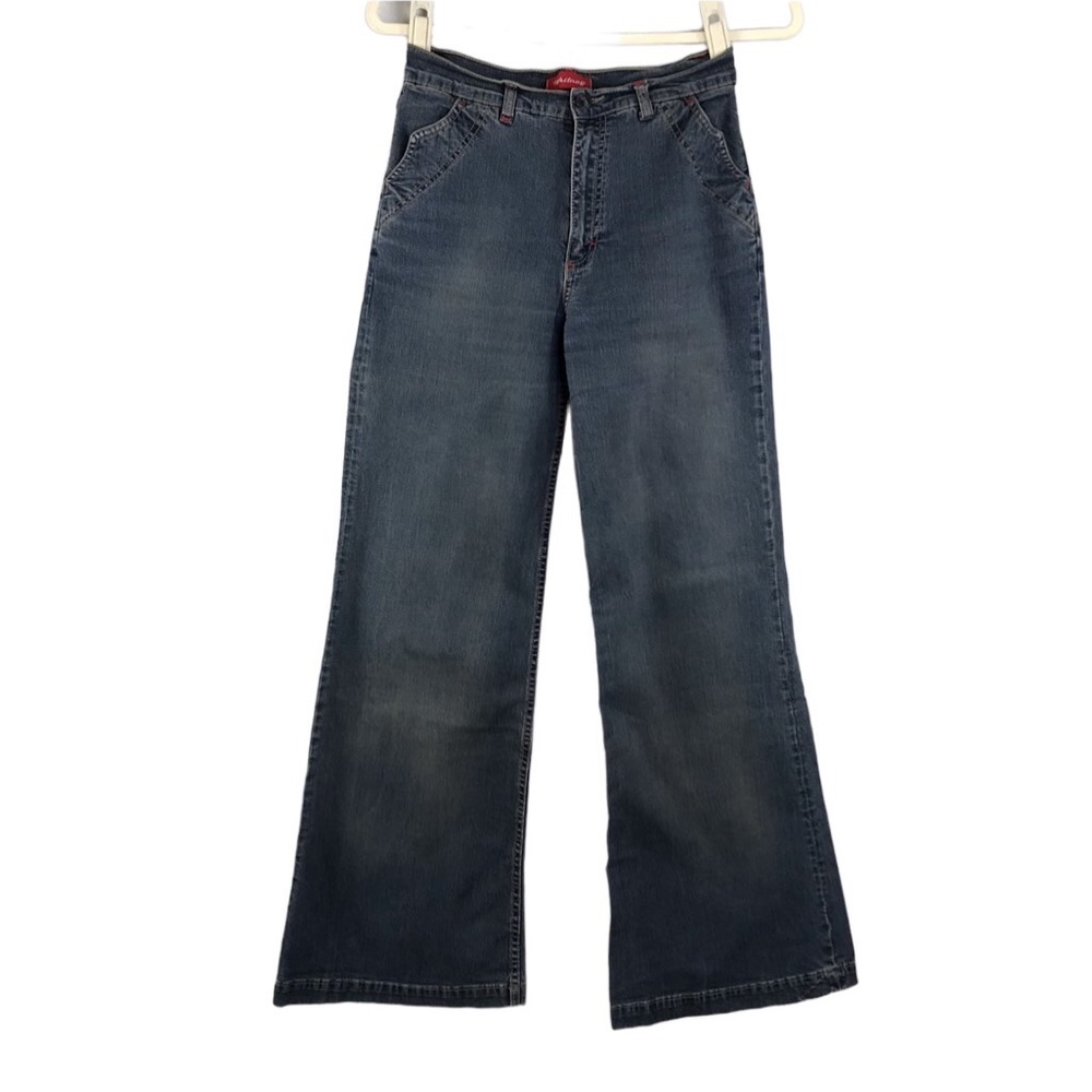 Sz 26/27 Wide Leg High Rise Whitney Brand Unique Jeans